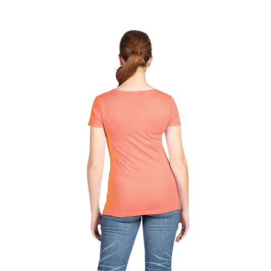 Women's 2X-Large Light Orange Next Level 1540