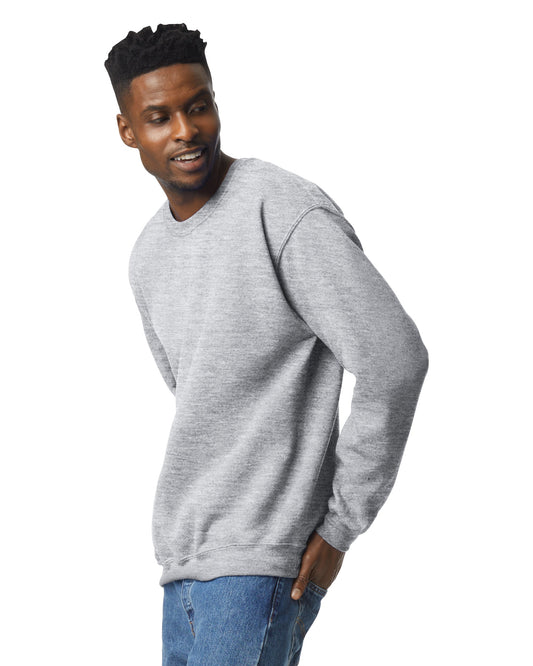 Large Sport Gray Gildan 18000