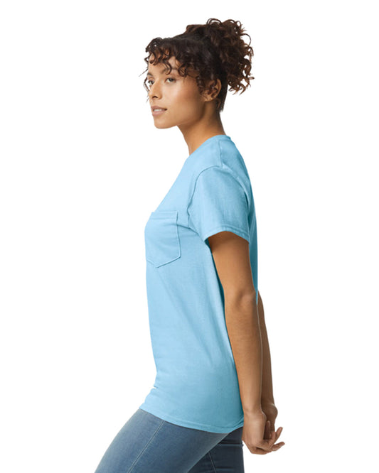 X-Large Light Blue Gildan 2300