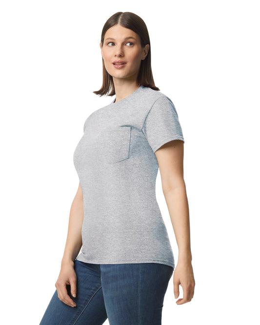 Large Sport Gray Gildan 5300