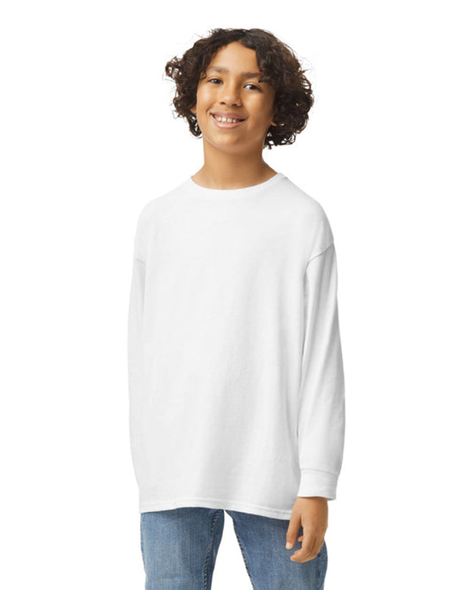 Youth Large White Gildan 5400B