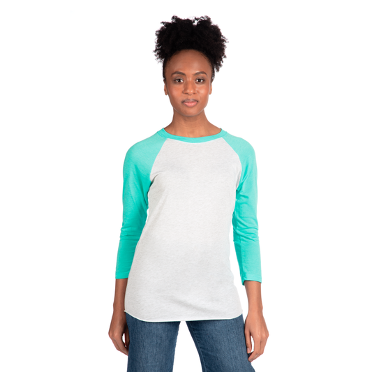 3X-Large Tahiti Blue/heather White Next Level 6051