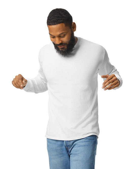 X-Large White Gildan 8400