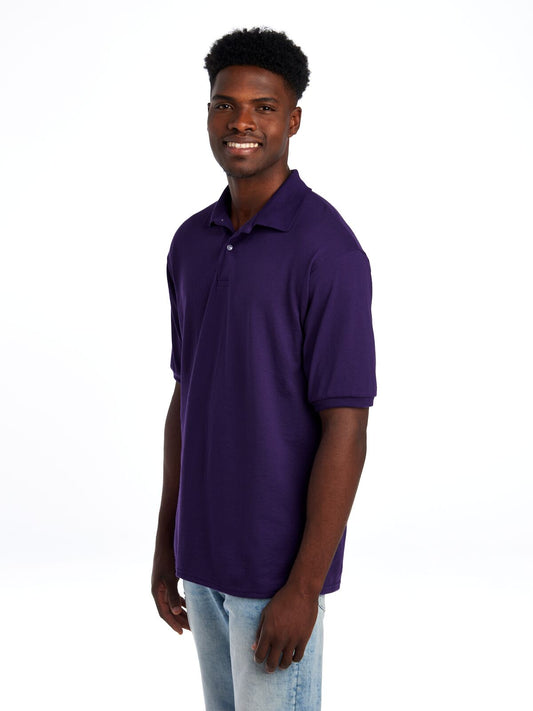 Jerzees 437MR Adult SpotShield Jersey Polo Shirt (Deep Purple)
