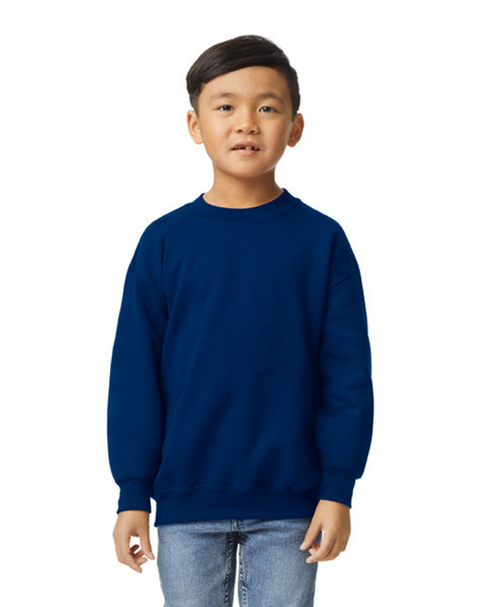 Youth Medium Navy Gildan 18000B 