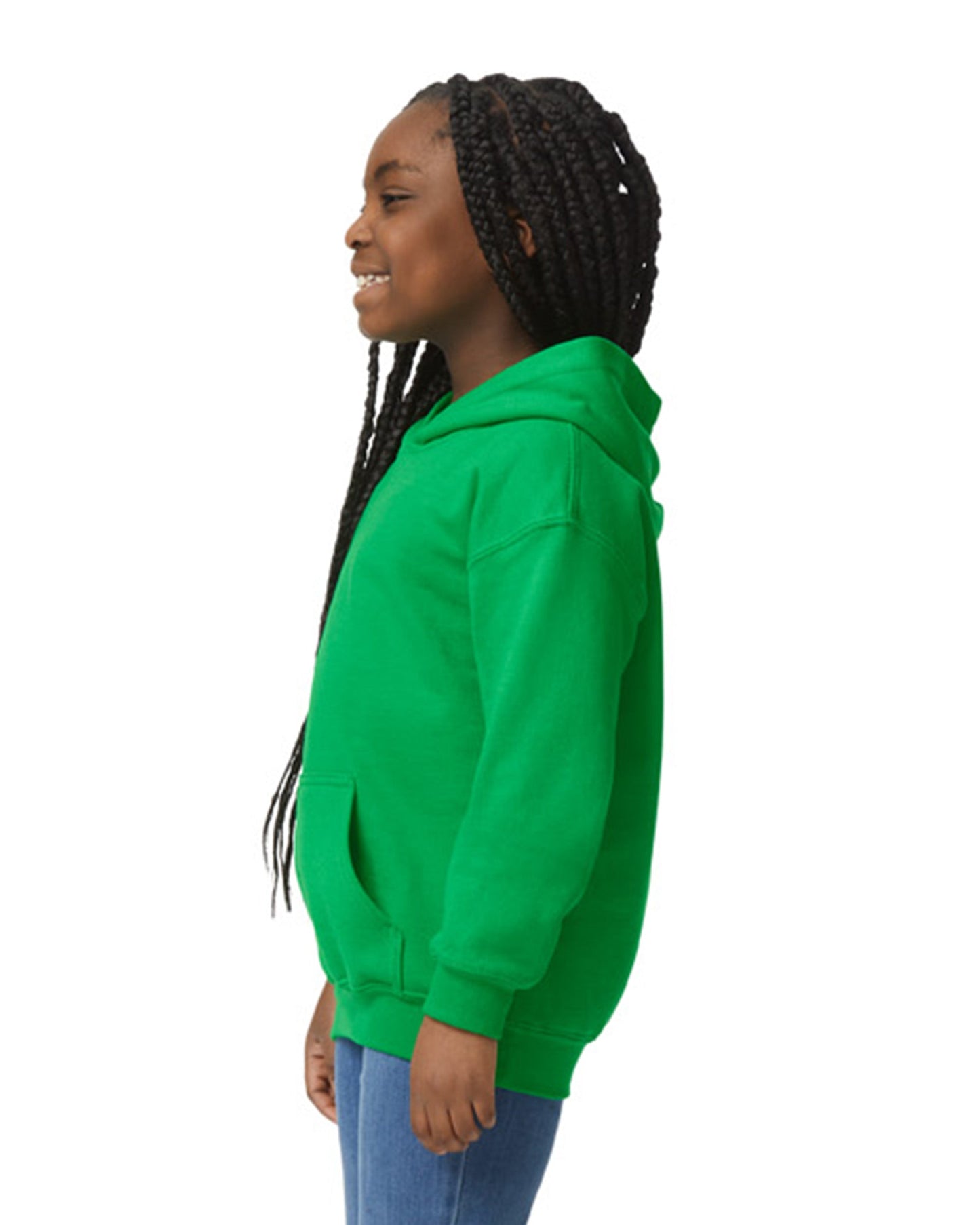 Youth Medium Irish Green Gildan 18500B 