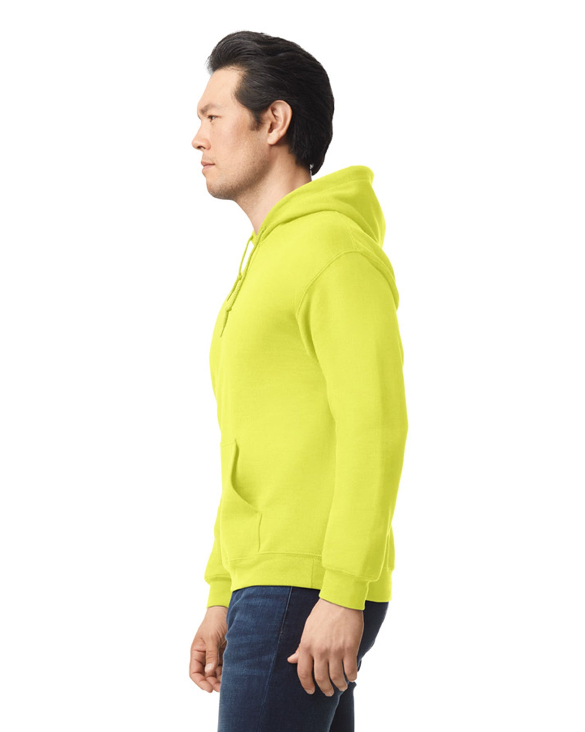 Medium Safety Green Gildan 18500 