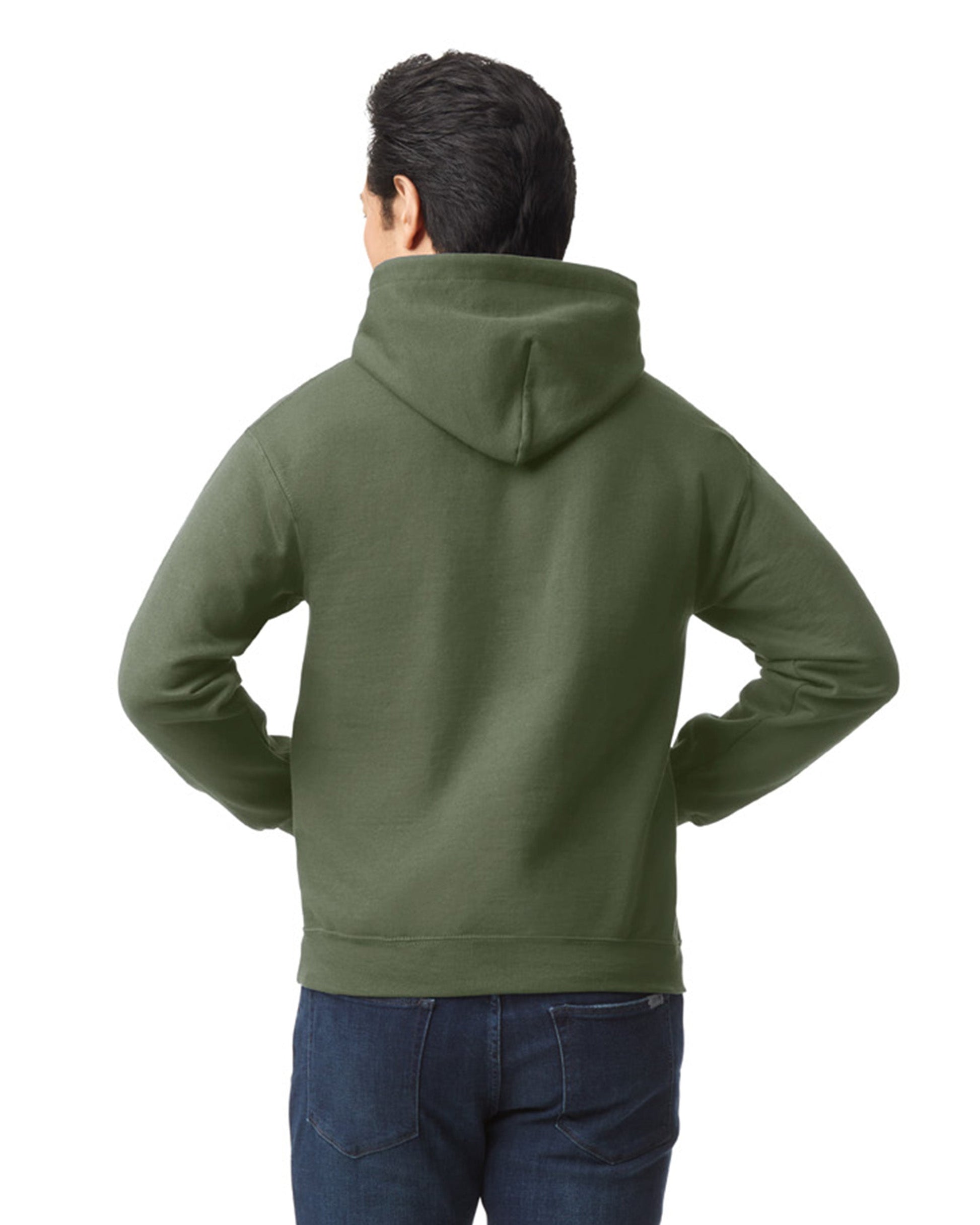 Medium Military Green Gildan 18500 