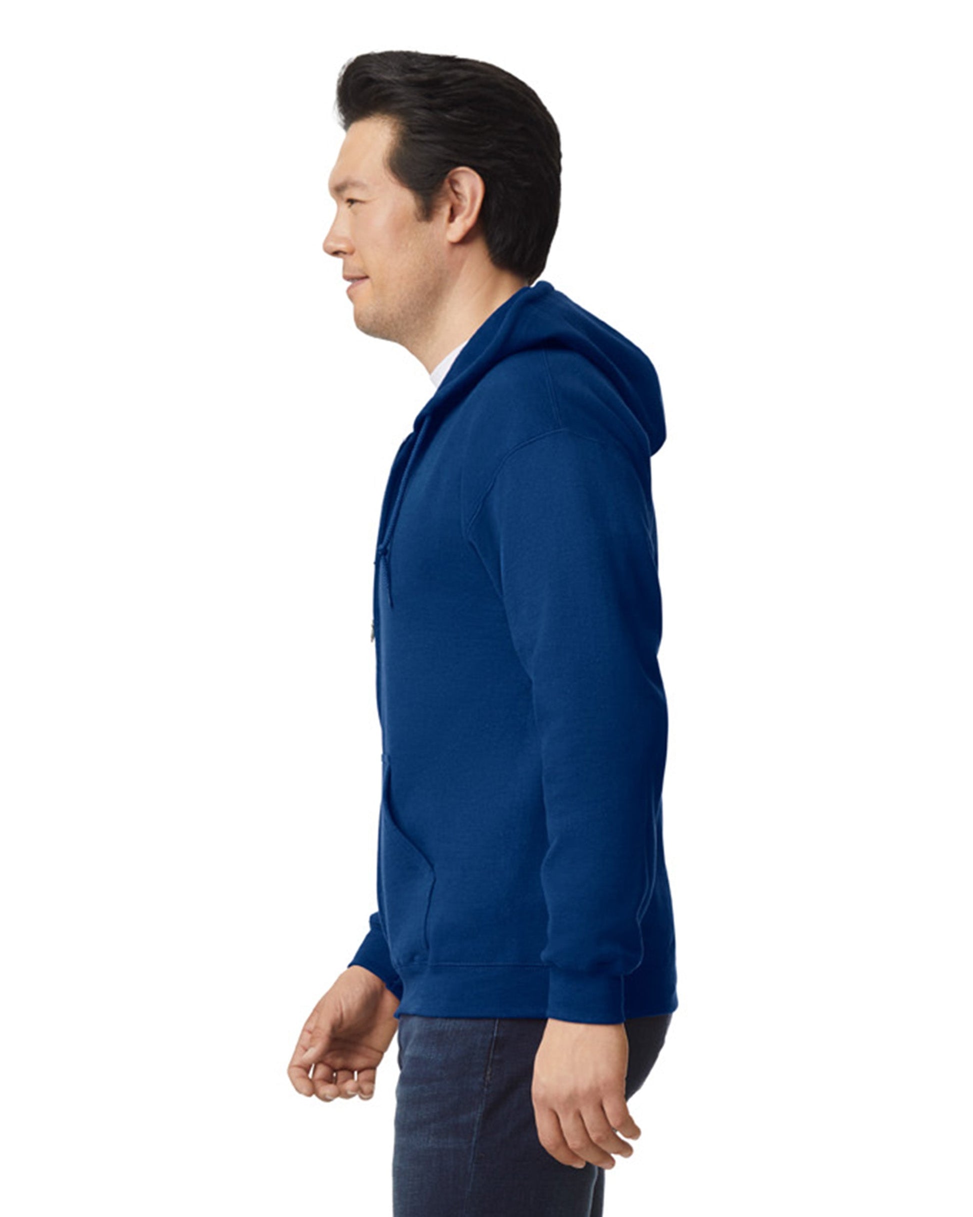 Large Navy Gildan 18600 