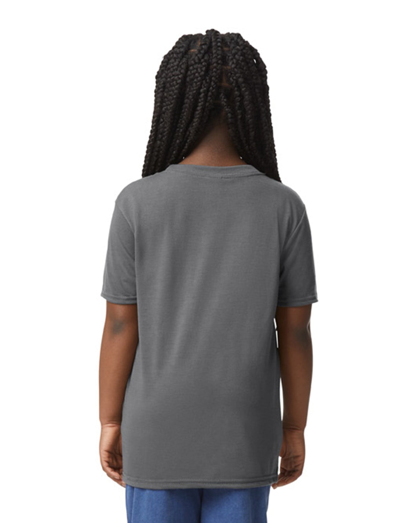 Youth Medium Charcoal Gildan 42000B 