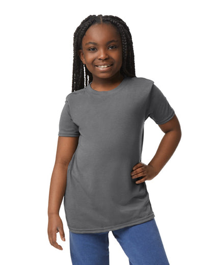 Youth Medium Charcoal Gildan 42000B 