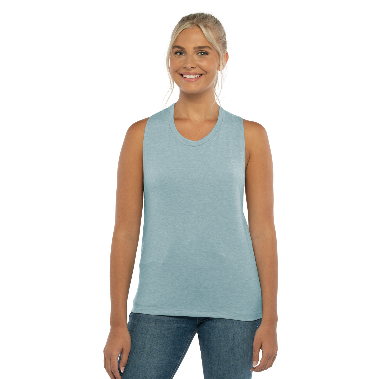 Women's 2X-Large Stonewash Denim Next Level 5013 