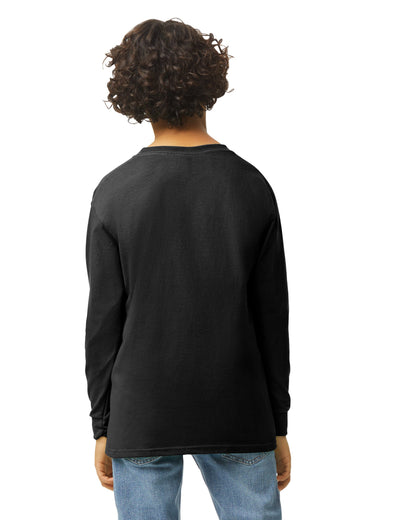 Youth Medium Black Gildan 5400B 