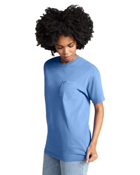 Large Flo Blue Comfort Colors 6030 