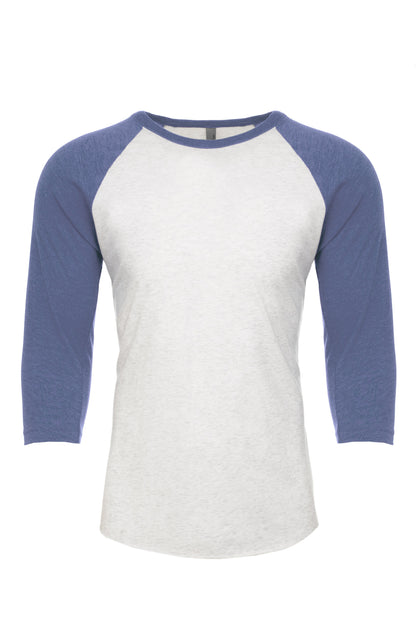 3X-Large Vintage Royal/heather White Next Level 6051 