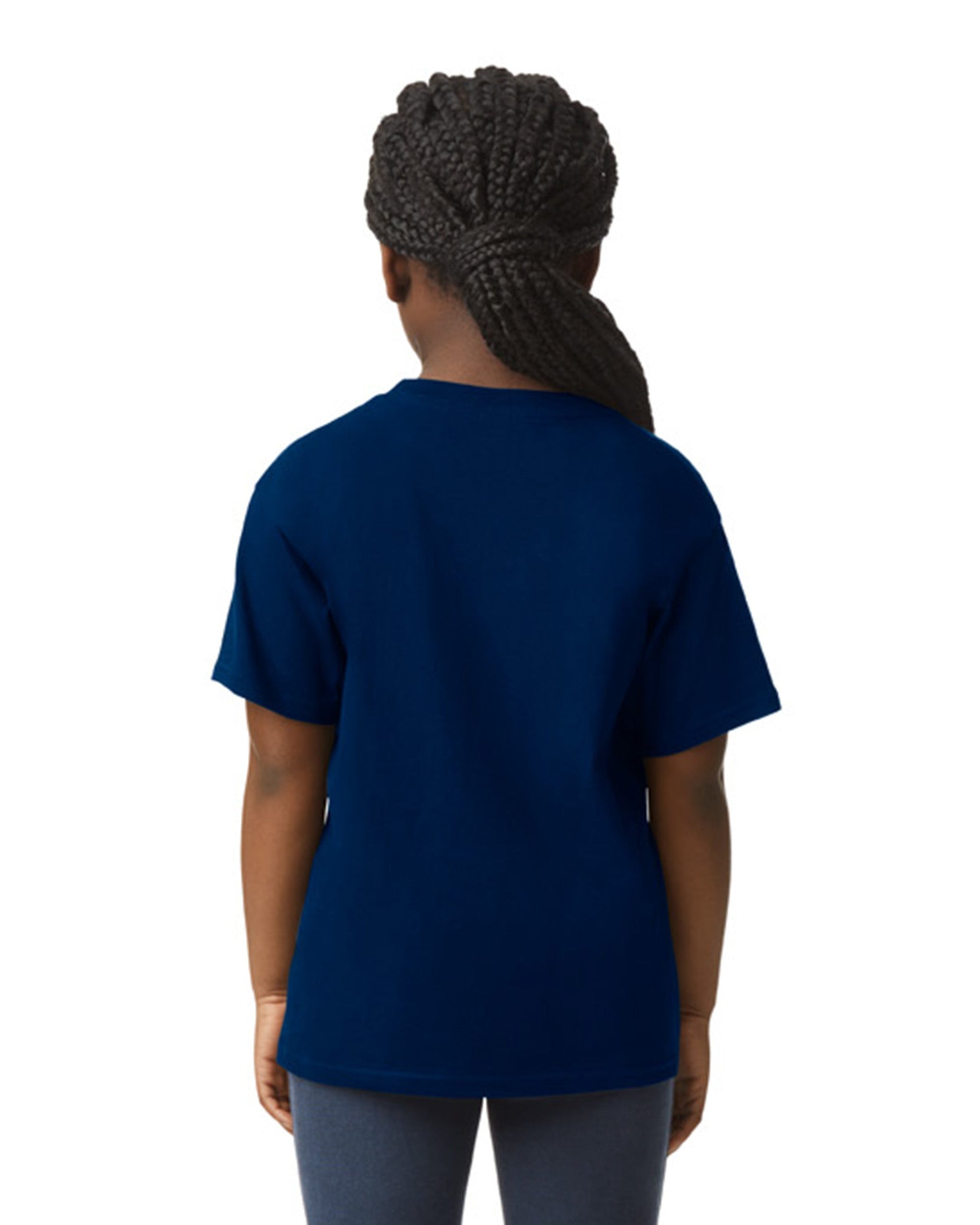 Youth Medium Navy Gildan 64000B 