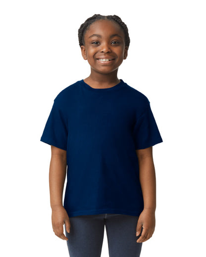 Youth Medium Navy Gildan 64000B 