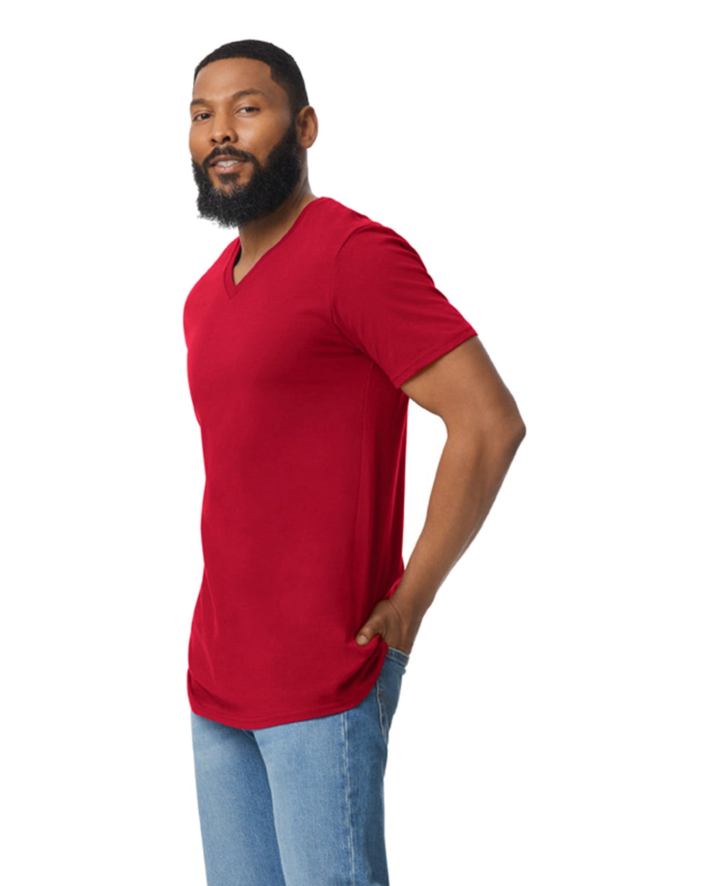 X-Large Cherry Red Gildan 64V00 