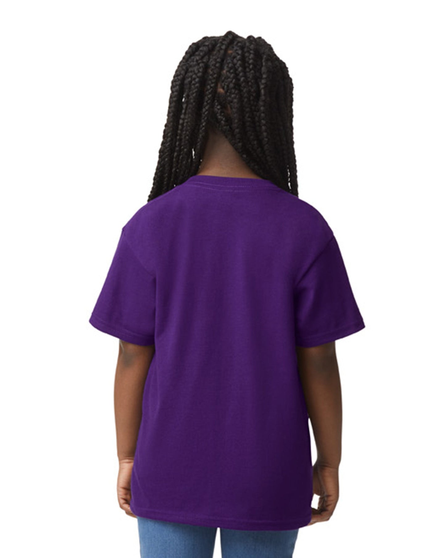 Youth X-Small Purple Gildan 8000B 
