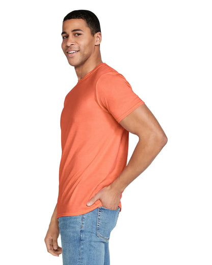Medium Htr Orange Gildan 64000 