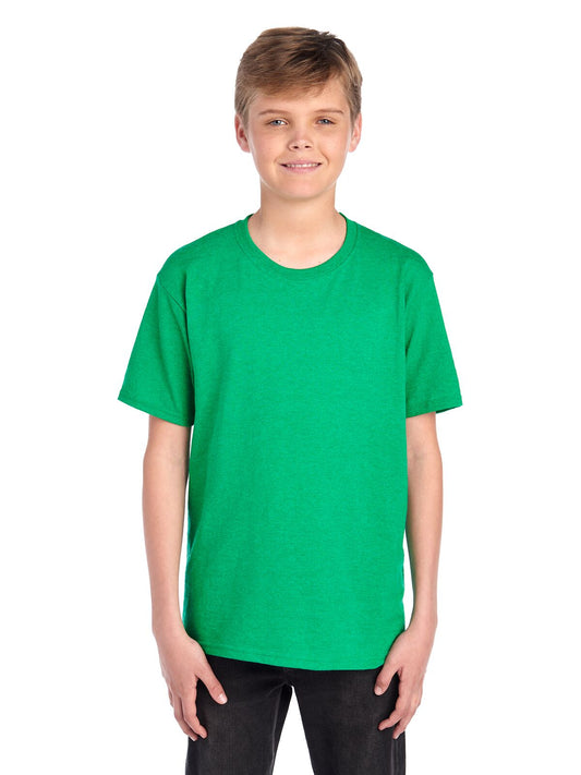 Youth X-Small Irish Green Heather Jerzees 29BR 