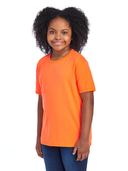 Youth Medium Safety Orange Fruit of the Loom F3930Y 