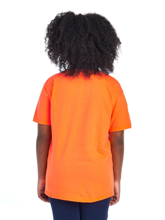 Youth Medium Safety Orange Fruit of the Loom F3930Y 