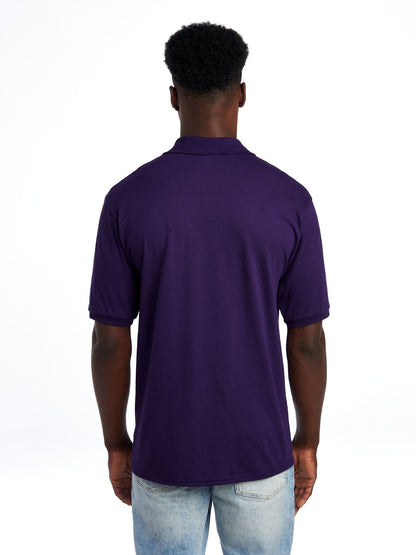 Jerzees 437MR Adult SpotShield Jersey Polo Shirt (Deep Purple)