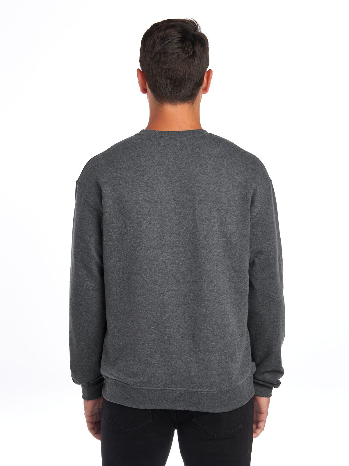 Medium Black Heather Jerzees 562MR 